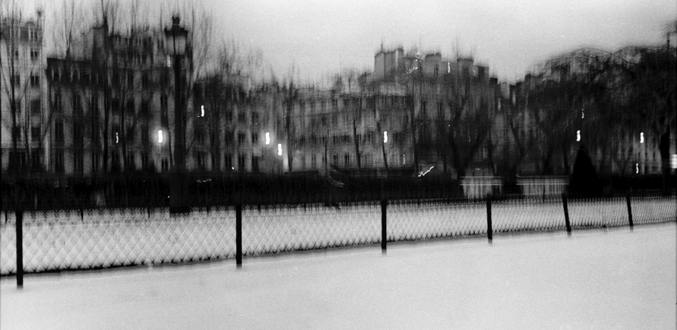 Siyah-beyaz baskı Paris, Fransa, 1980